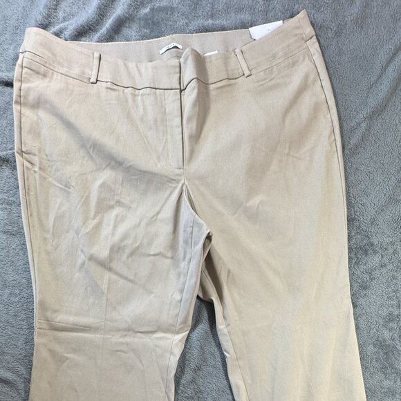 Lane Bryant - The Allie Boot Cut Pants Women's Khaki 28R - Picture 2 of 8